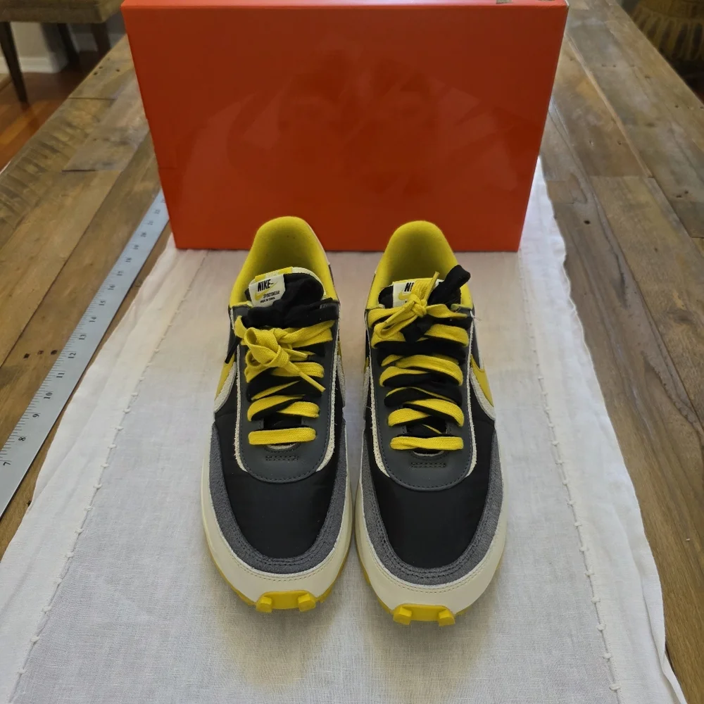 Pre-owned Nike X Undercover LDwaffle In Black / Yellow Men's Size 11.5 - Picture 2 of 8